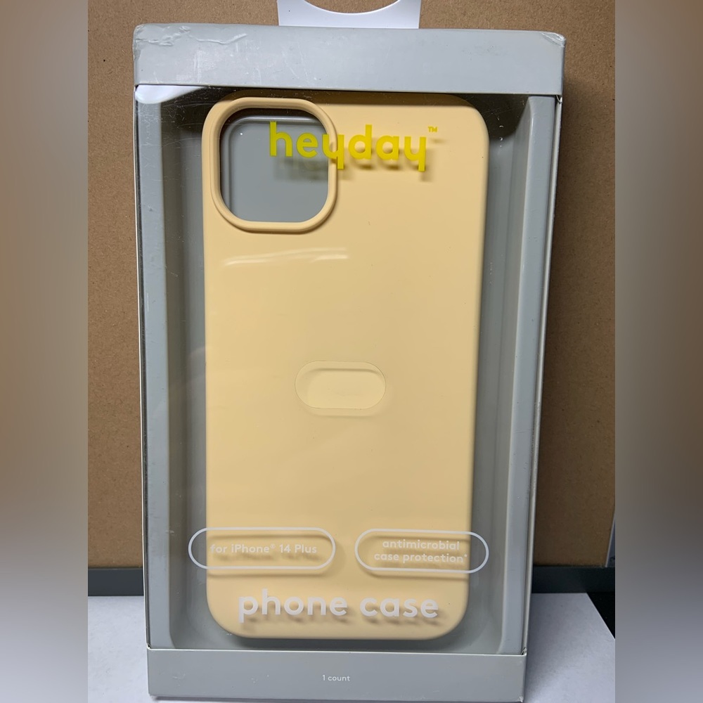 Heyday IPhone 14 Plus case yellow